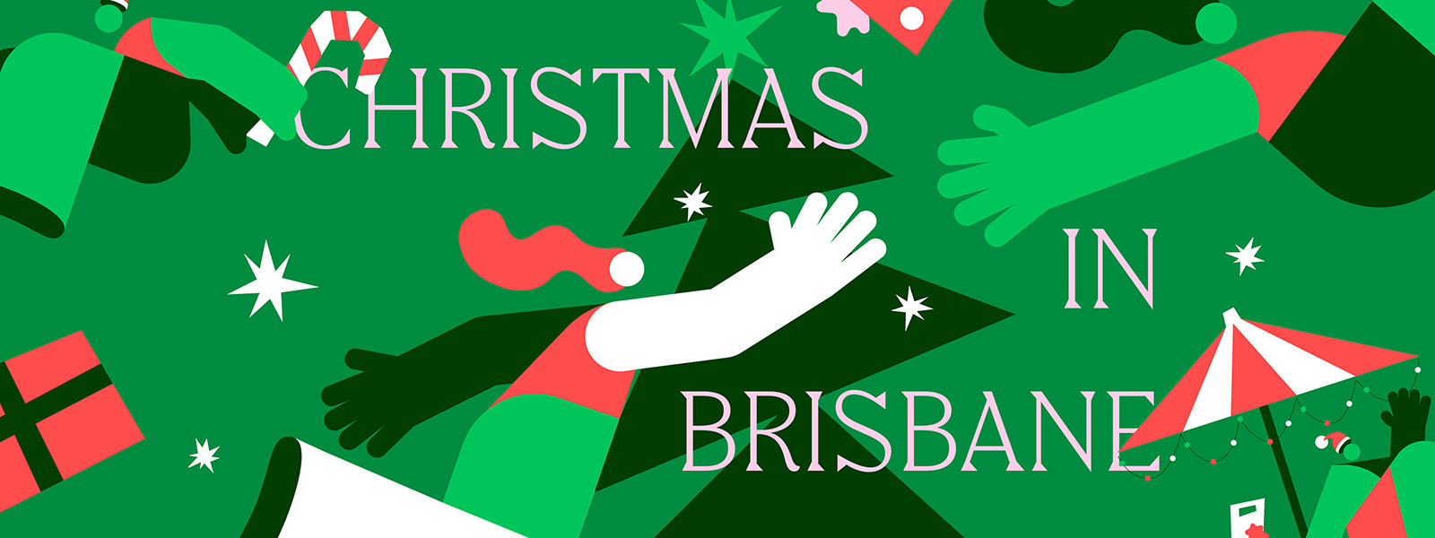 Christmas in Brisbane design motif