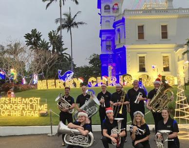 Bands in Parks - Government House Christmas Lights