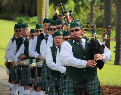 Bands in Parks - Pipers at Brisbane Open House