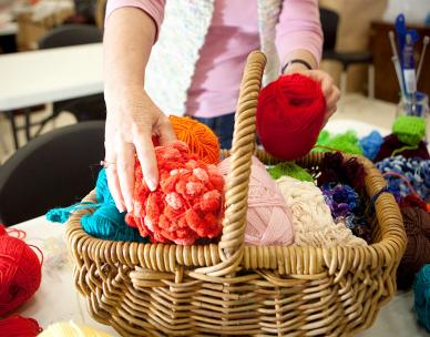 Make an organic round-weave basket