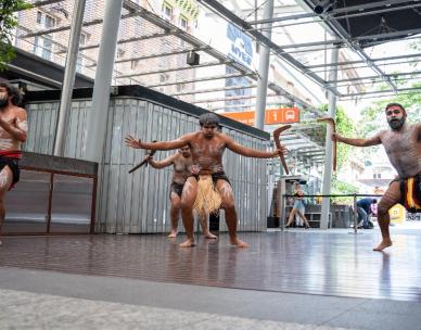 Gathering presents Nunukul Yuggera Aboriginal Dancers