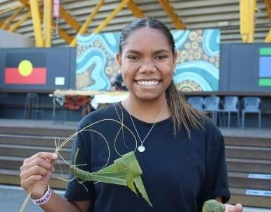 Gathering presents Weaving Demonstration with Coconut Palm leaves