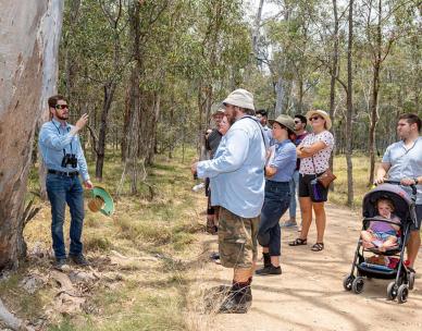 Guided walk of the Billai Dhagun circuit