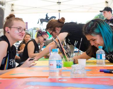 Creative Teens: Badge making