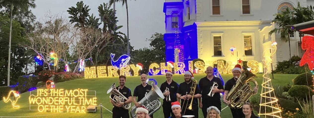 Bands in Parks - Government House Christmas Lights