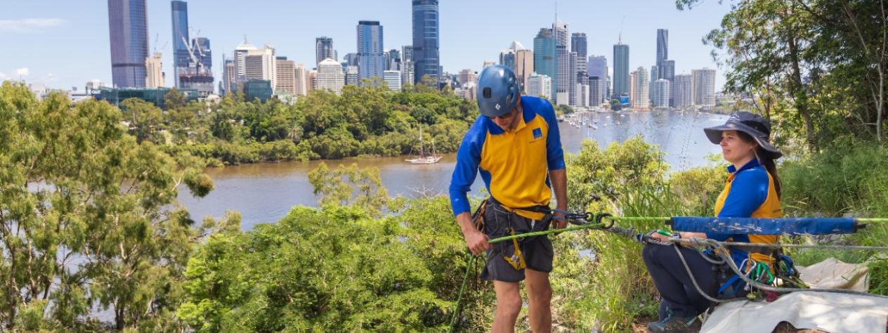 Abseiling