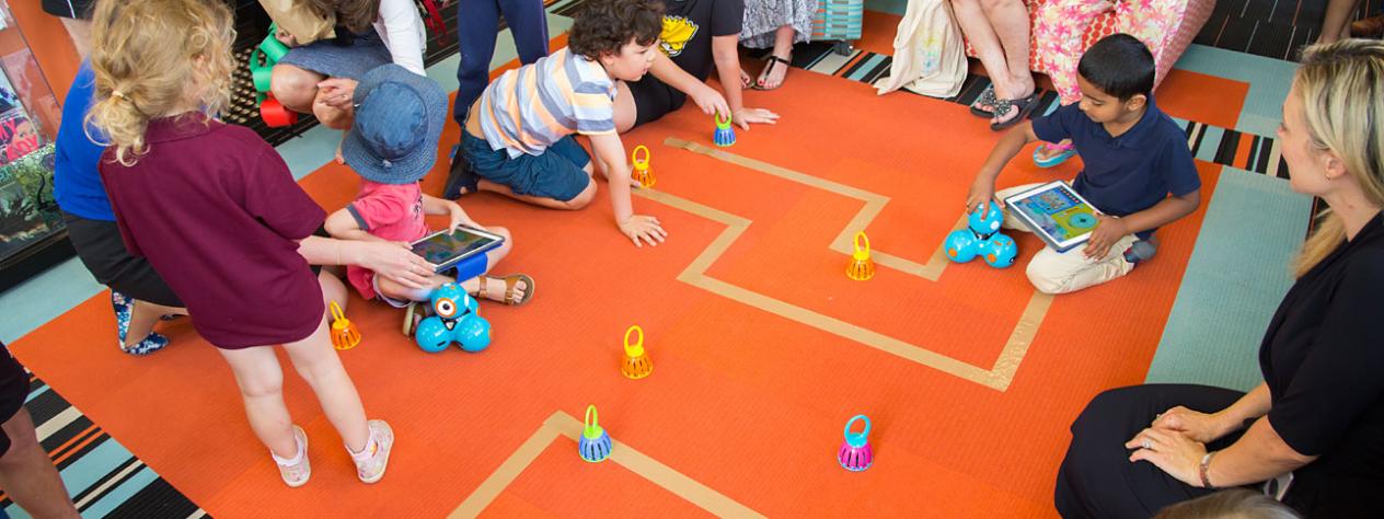 School Holidays: Tinker Table: Bee-Bots