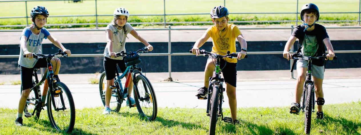 Junior bike riding skills