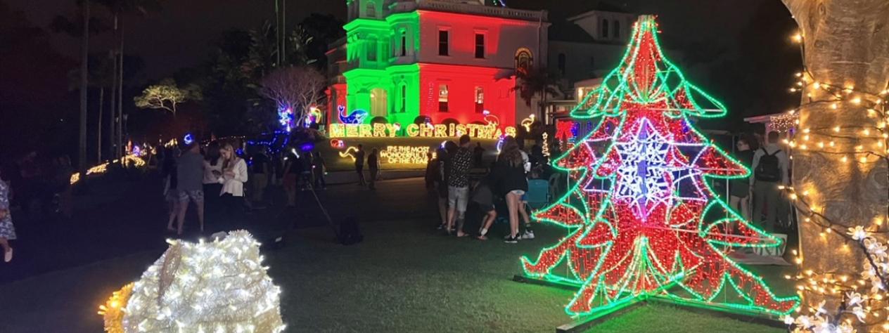 Bands in Parks: Government House Christmas Lights