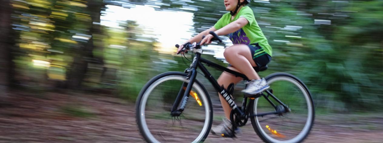 Kids bike skills at BICP opening event