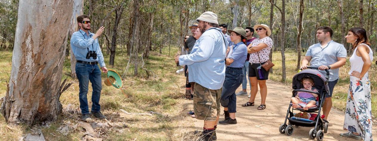 Guided walk of the Billai Dhagun circuit