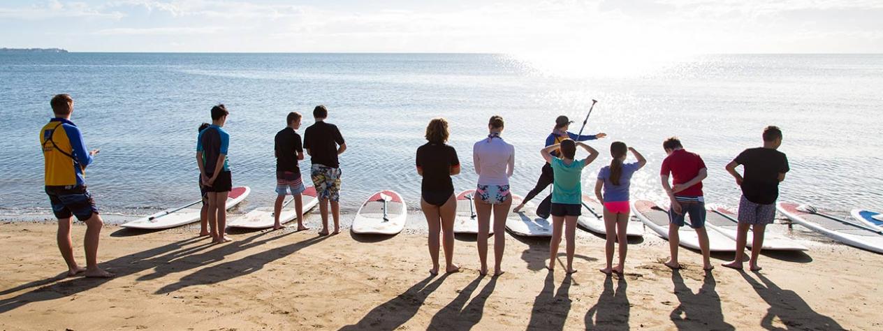 Stand-up paddle boarding