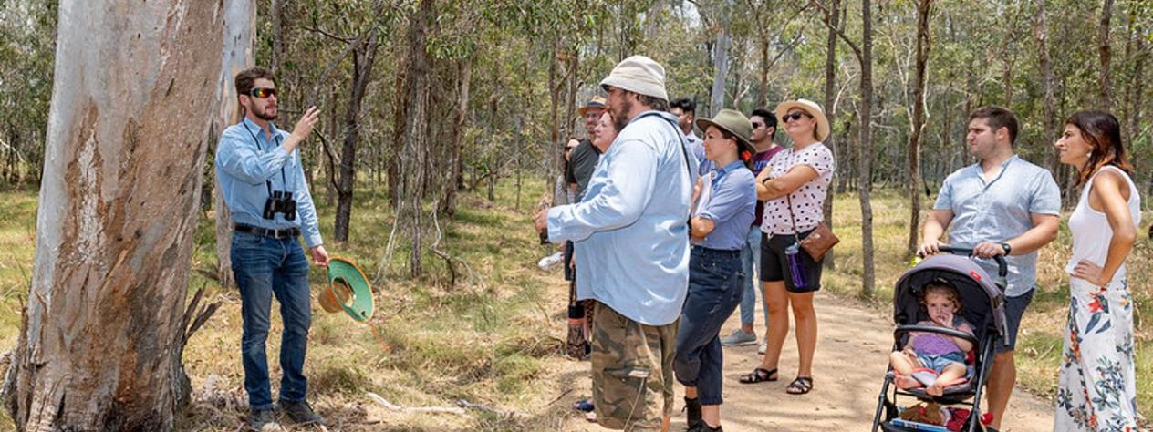 Guided walk of the Billai Dhagun circuit