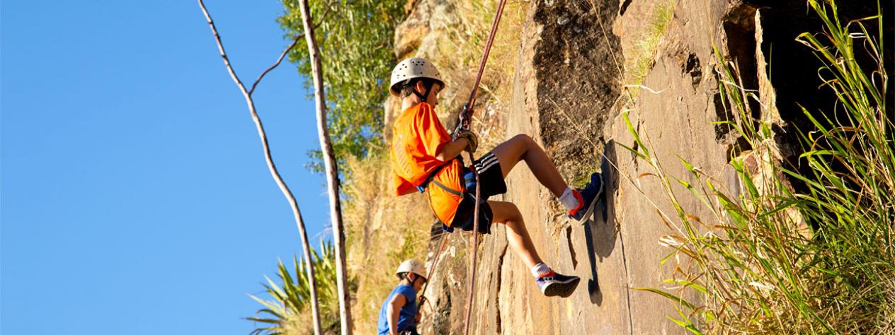 Rock climbing