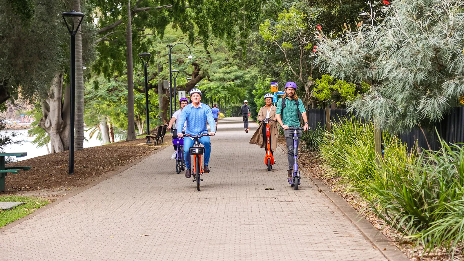 E bike your way around Brisbane City and surrounds Brisbane City