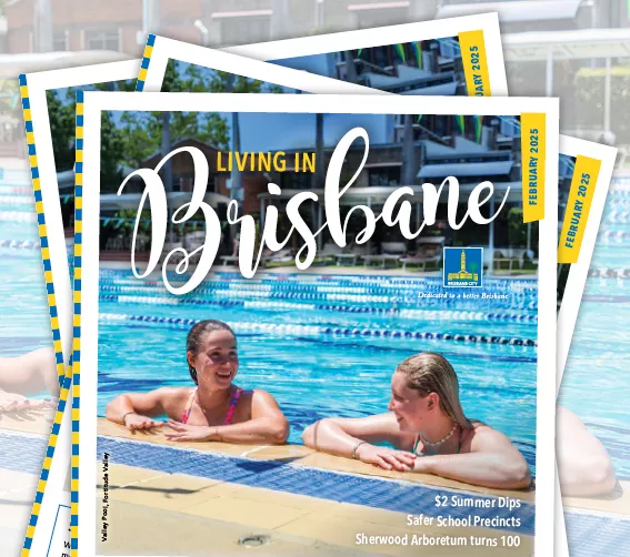 Cover image February 2025 Living in Brisbane